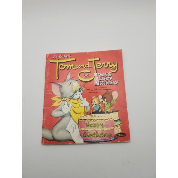 MGM Tom and Jerry 1955 Whitman Weekly Reader Vintage Children’s Story Book - Picture 1 of 8